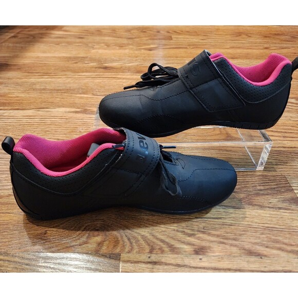 NWOT Women's Size 6.5 Levi’s Zeta UL Sneakers Black with Hot Pink Shoes - Picture 11 of 12